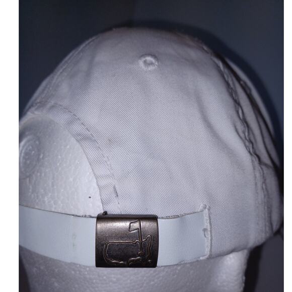 Vintage The Masters Golf Hat Leather Strap back - Picture 5 of 8